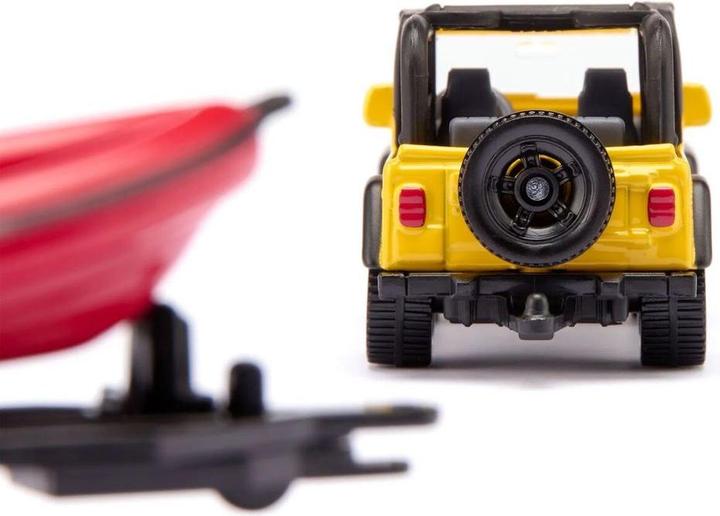 Produktbild Siku 1658 Jeep mit Boot