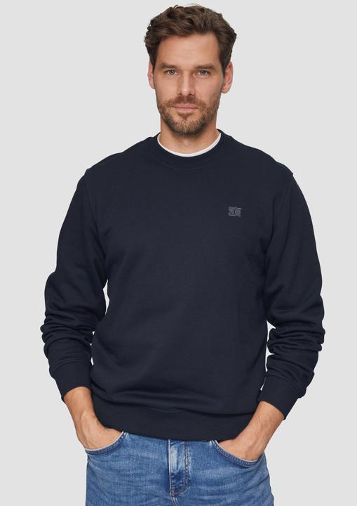 Produktbild s.Oliver Sweatshirt Sweatshirt aus Baumwollmix mit Logo-Detail (L, S)