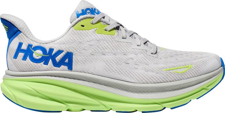 Actual product image Hoka Clifton 9 Laufschuhe Stardust / Electric Cobalt Herren (46.5, 47)