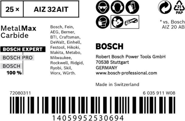 Immagine prodotto Bosch Professional Zubehör Esperto AIZ 32 AIT