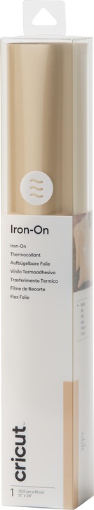 Actual product image Cricut Iron-on film Everyday 30.5 x 61 cm, gold