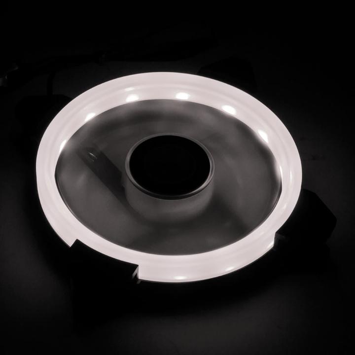 Produktbild Raijintek Iris 12 Rainbow A-RGB LED-Lüfter, 3er Set inkl. Controller (120 mm, 3 x)