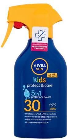 NIVEA Sun Kids Protect & Care Sun Spray 5 in 1 (Sun spray, SPF 30, 270 ml, 150 g)