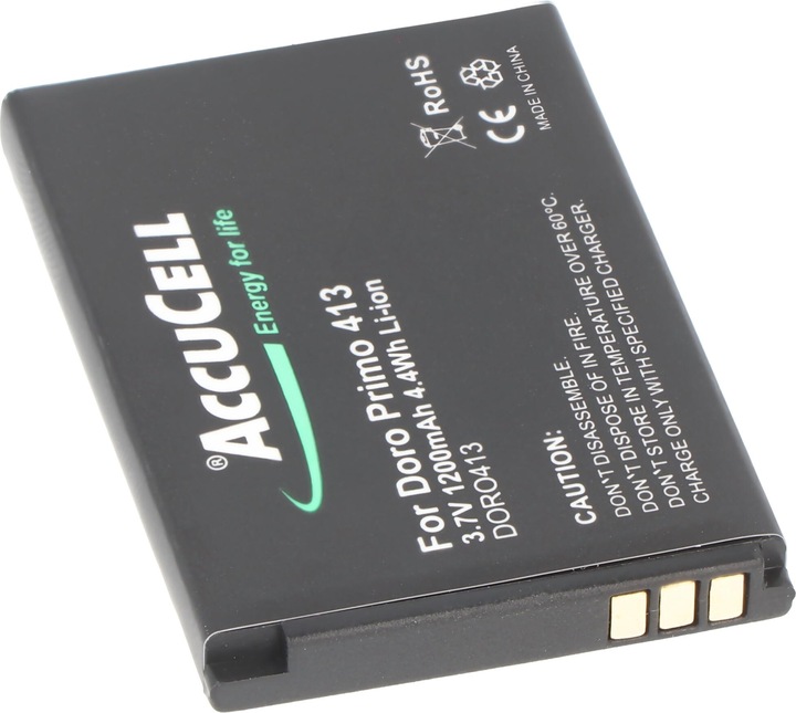 Image du produit AccuCell Batterie Doro Primo 413 Batterie RCB413