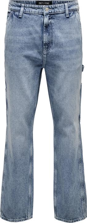 Actual product image Only & Sons ONSEDGE mid waist straight cut jeans regular fit jeans (W31/L34)