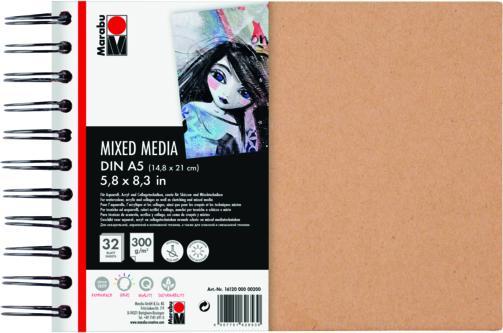 Marabu Mixed Media Ring Binder DINA5 (A5)