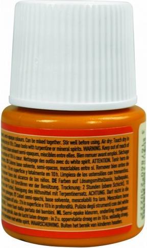 Actual product image Pebeo Ceramic paint (Yellow orange, 45 ml)