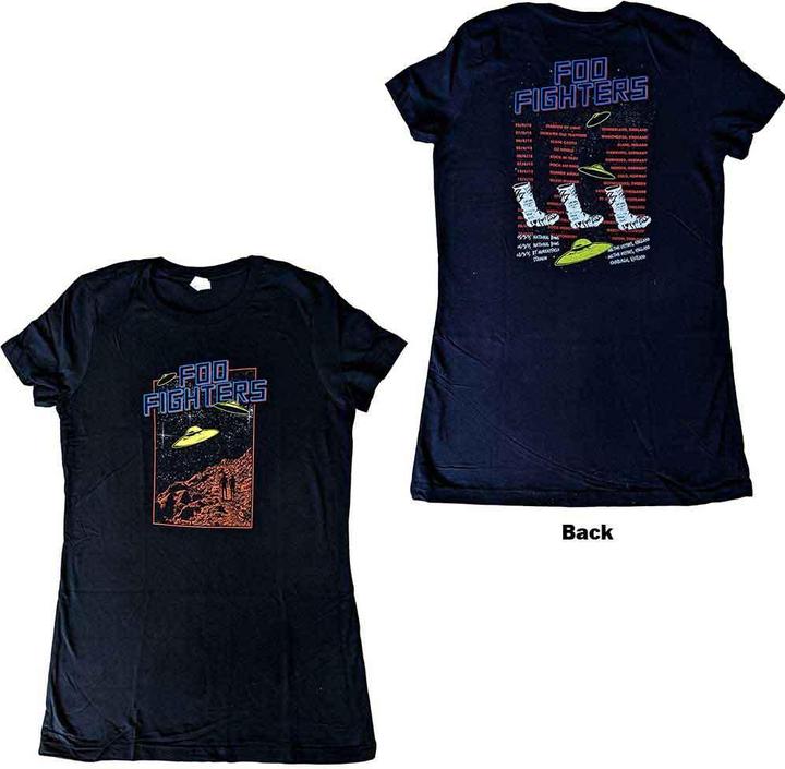 Foo Fighters UFOS 2015 European Tour Back Print (Girlie)