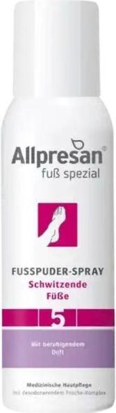 Produktbild Allpresan Fuss Sp5 Puder (Fussdeodorant & -puder, 125 ml)