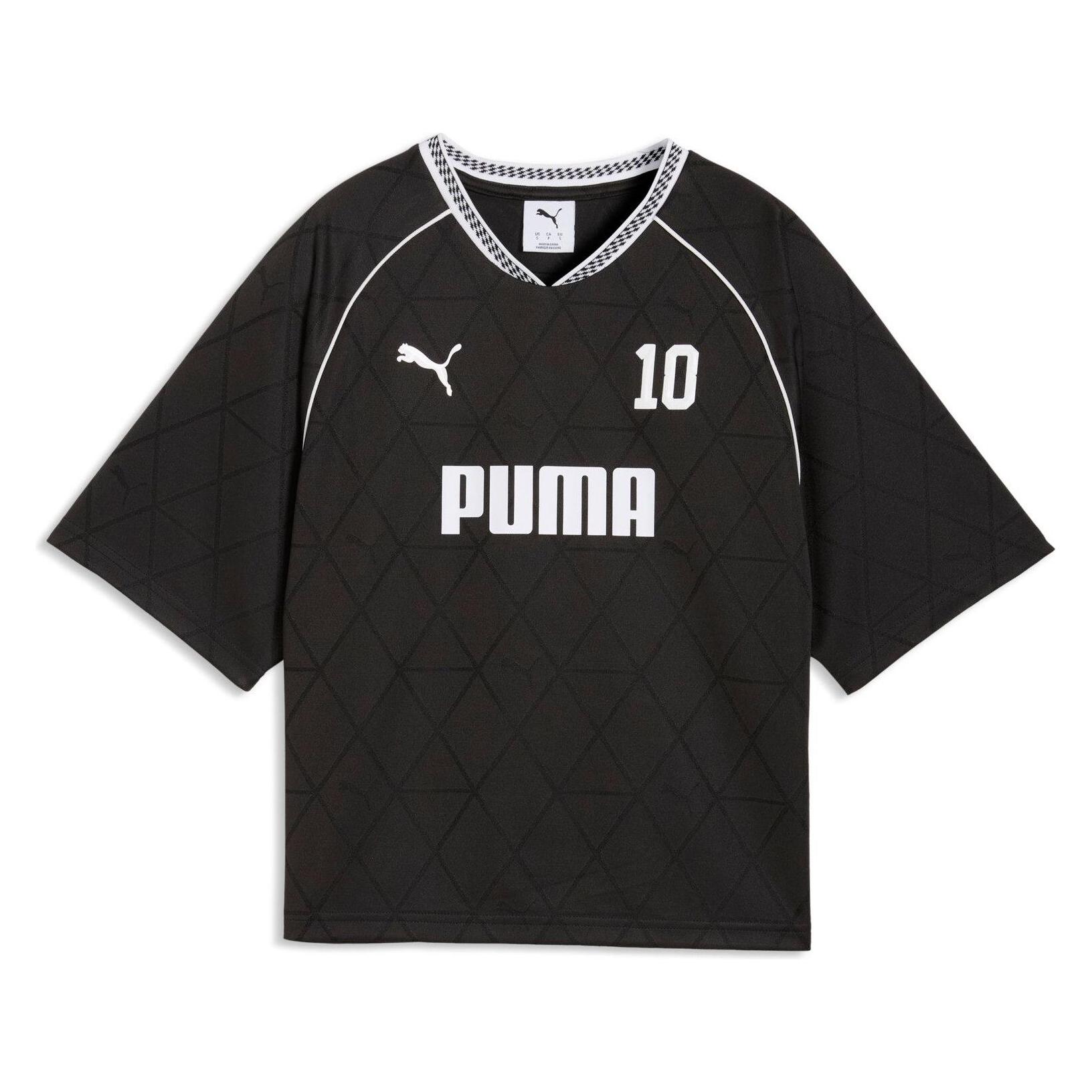 Puma, Vrouwen, Sportief Shirt, Sport Relaxed Jersey (M), Zwart, M