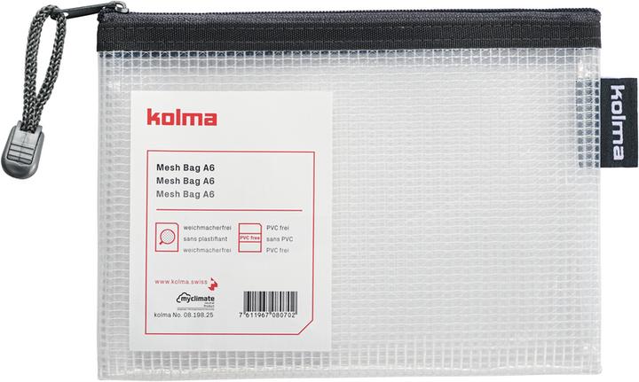 Produktbild Kolma Reissverschlusstasche Mesh Bag Mini anthrazit (A7, 1 x)