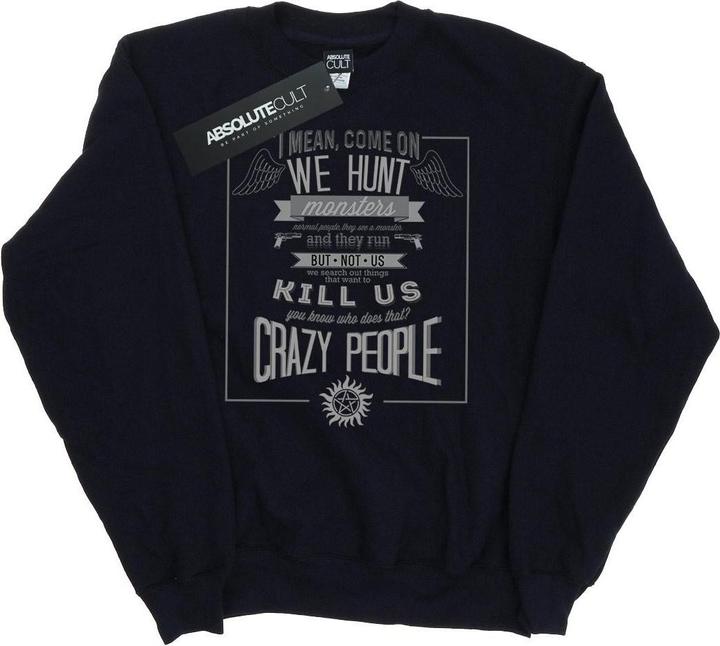 Produktbild Supernatural Crazy People Sweatshirt (S)