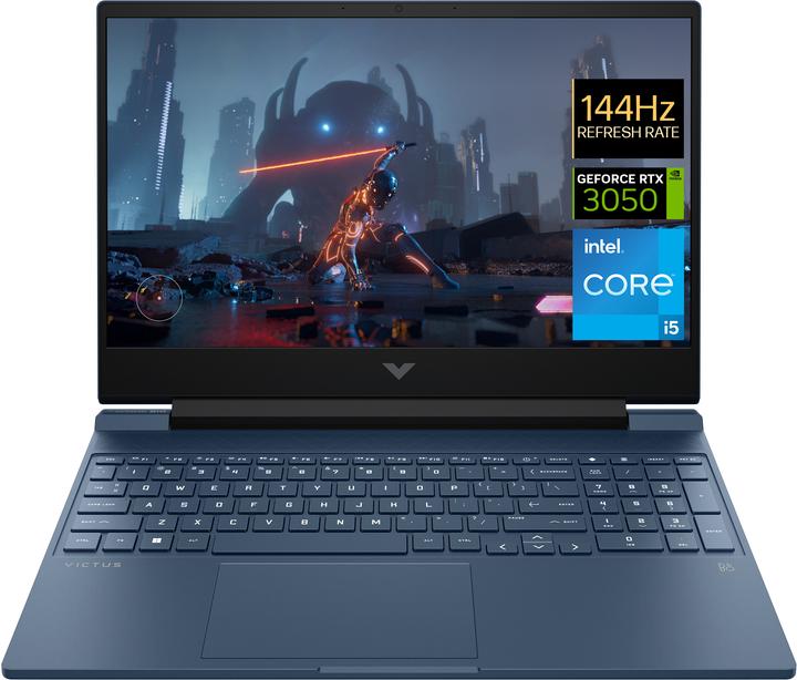 Produktbild HP Victus 15-fa0002ng (15.60", 512 GB, 16 GB, DE, Intel Core i5-12450H)