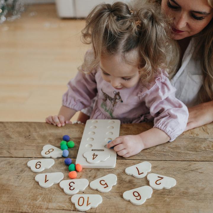 Actual product image Intellectiki Educational Felt Clouds
