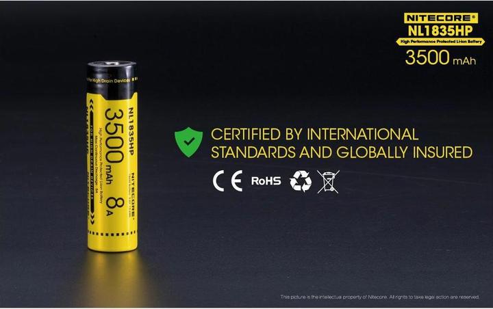 Image du produit Nitecore 18650 Nl1835hp