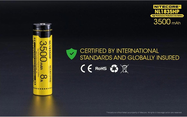 Produktbild Nitecore 18650 Nl1835hp