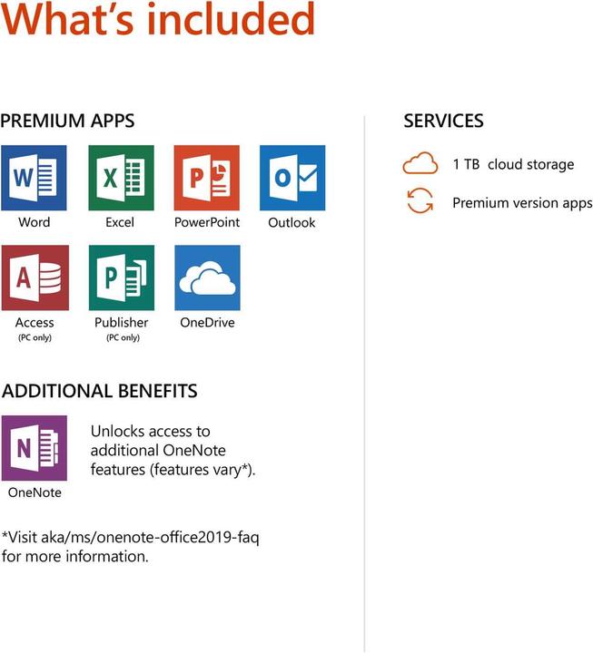 Produktbild Microsoft Office 365 Personal (1 User, 12 Monate)