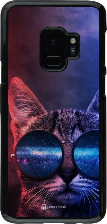 Actual product image PhoneLook Cover Red Blue Cat Glasses (Samsung Galaxy S9)