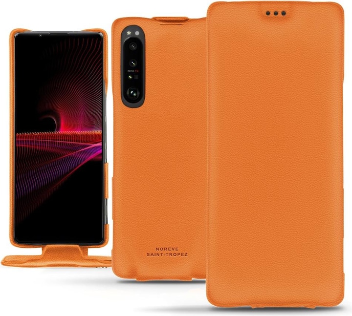 Noreve Lederschutzhülle vertikal (Sony Xperia 1 III)