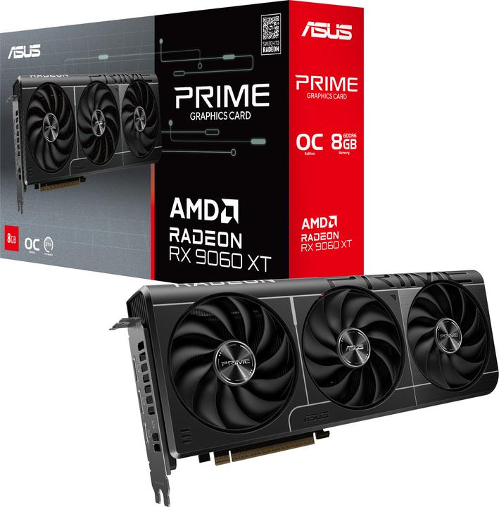 Actual product image ASUS Prime Radeon RX 9060 XT OC (8 GB)