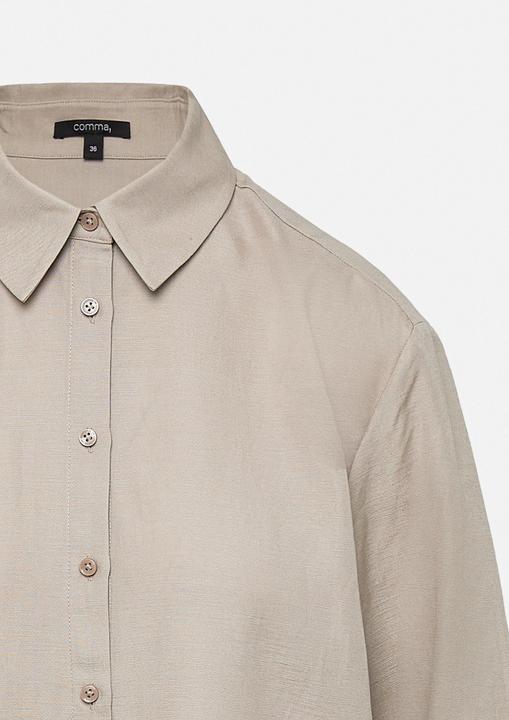 Immagine prodotto Comma Bluse Hemdbluse aus Leinenmix im Relaxed Fit (48)