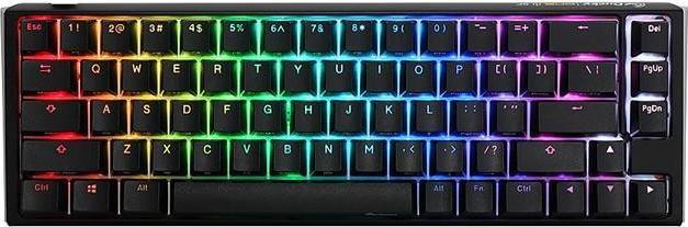Actual product image Ducky One 3 Classic Black/White SF Gaming Keyboard, RGB LED - MX-Brown (US) (USA, Cable)