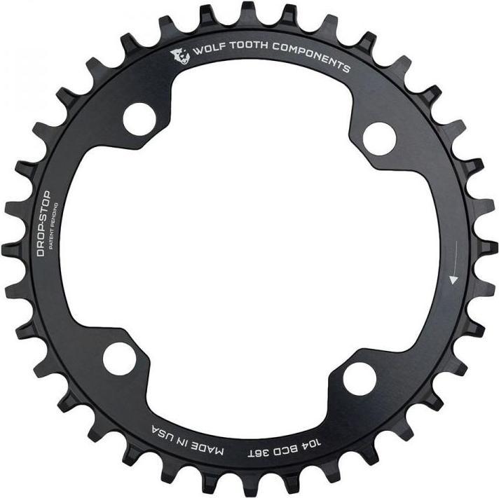 Produktbild Wolf Tooth Kettenblatt, 104 BCD, 34 Z., black