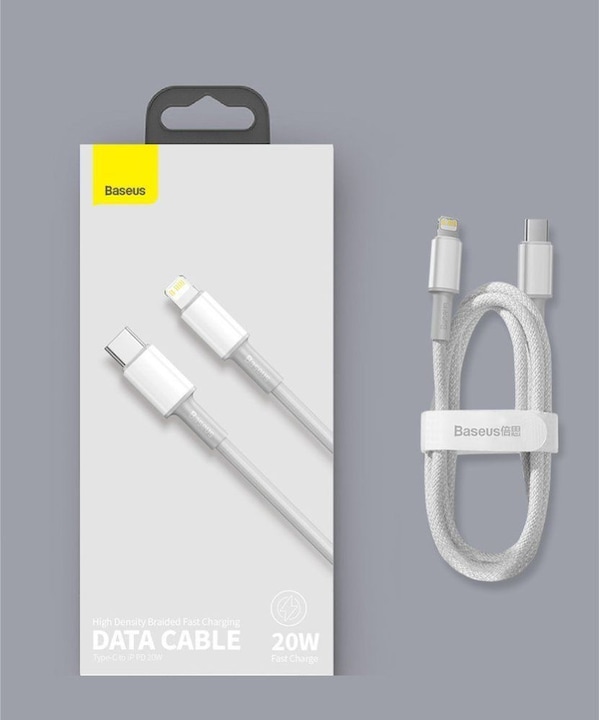 Actual product image Baseus USB C – Lightning (1 m, USB 3.2 Gen 1)