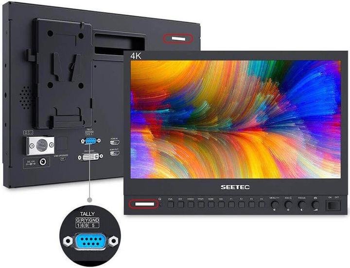 Produktbild Feelworld SEETEC 13.3" Aluminum Design IPS 1920x1080 Pro Broadcast LCD Monitor with 3G SDI HDMI AV (13.30", Full HD)