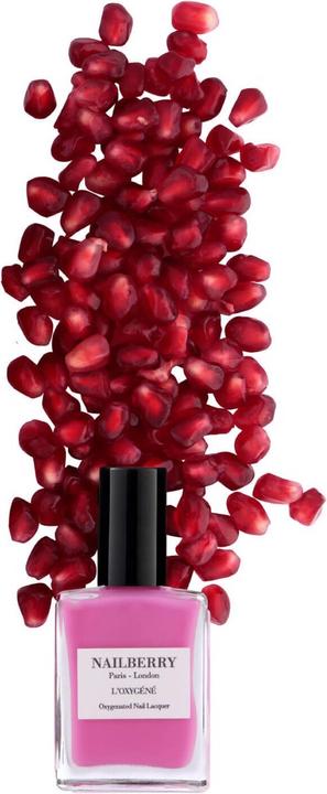 Actual product image Nailberry L'oxygéné - Pomegranate Juice (Pink, Rose, Colour paint)