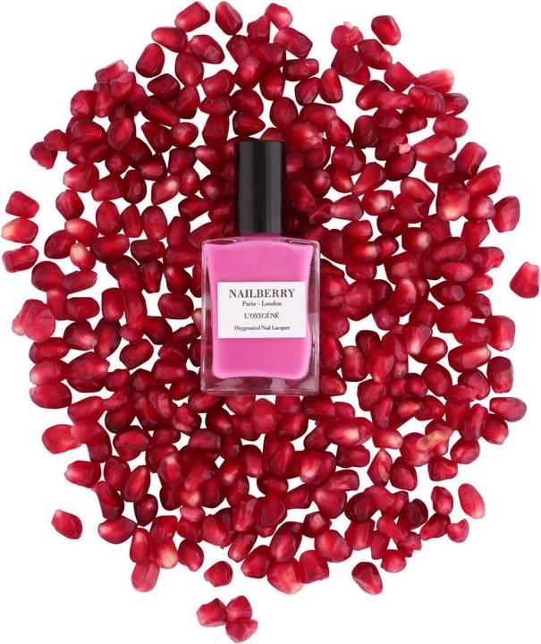 Actual product image Nailberry L'oxygéné - Pomegranate Juice (Pink, Rose, Colour paint)