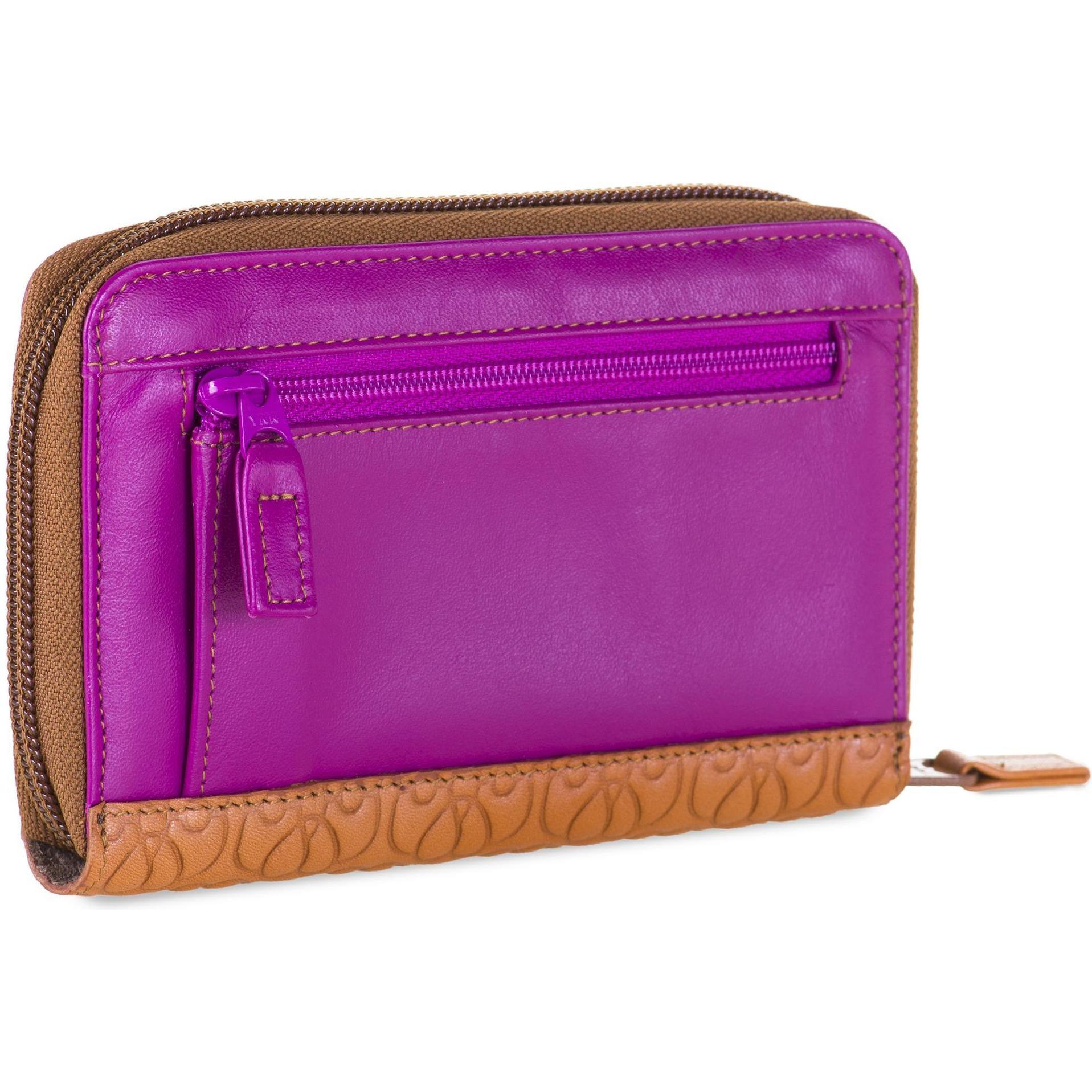 Thumbnail - Mywalit, Damen, Portemonnaie, Geldbörse Leder 14 cm, Braun