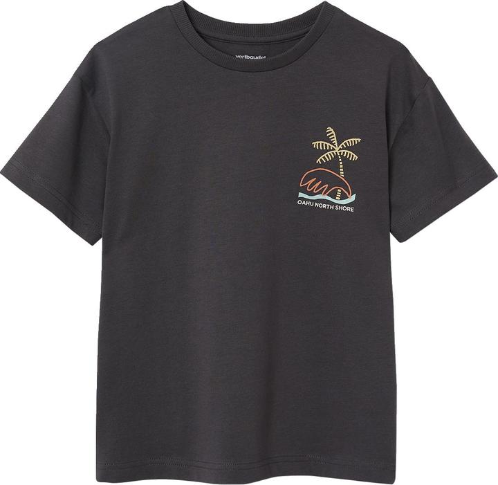 Immagine prodotto Vertbaudet Jungen T-Shirt mit Motiv vorn und hinten, mit Recycling-Baumwolle (110)