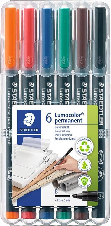 Image du produit Staedtler Lumocolor permanent (Multicolore, 2.50 mm, 1 x)