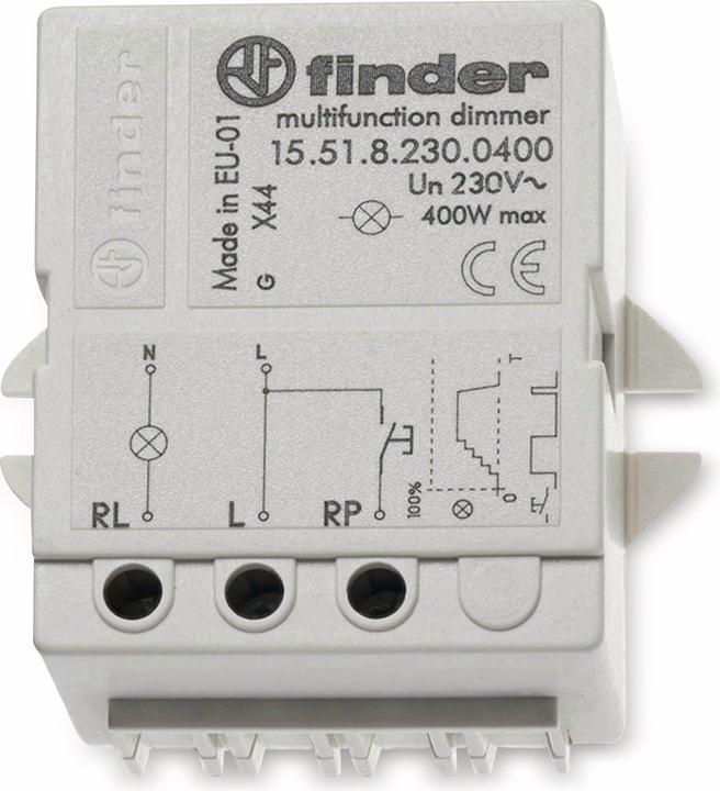 Actual product image Finder Impulse switch and dimmer series 15