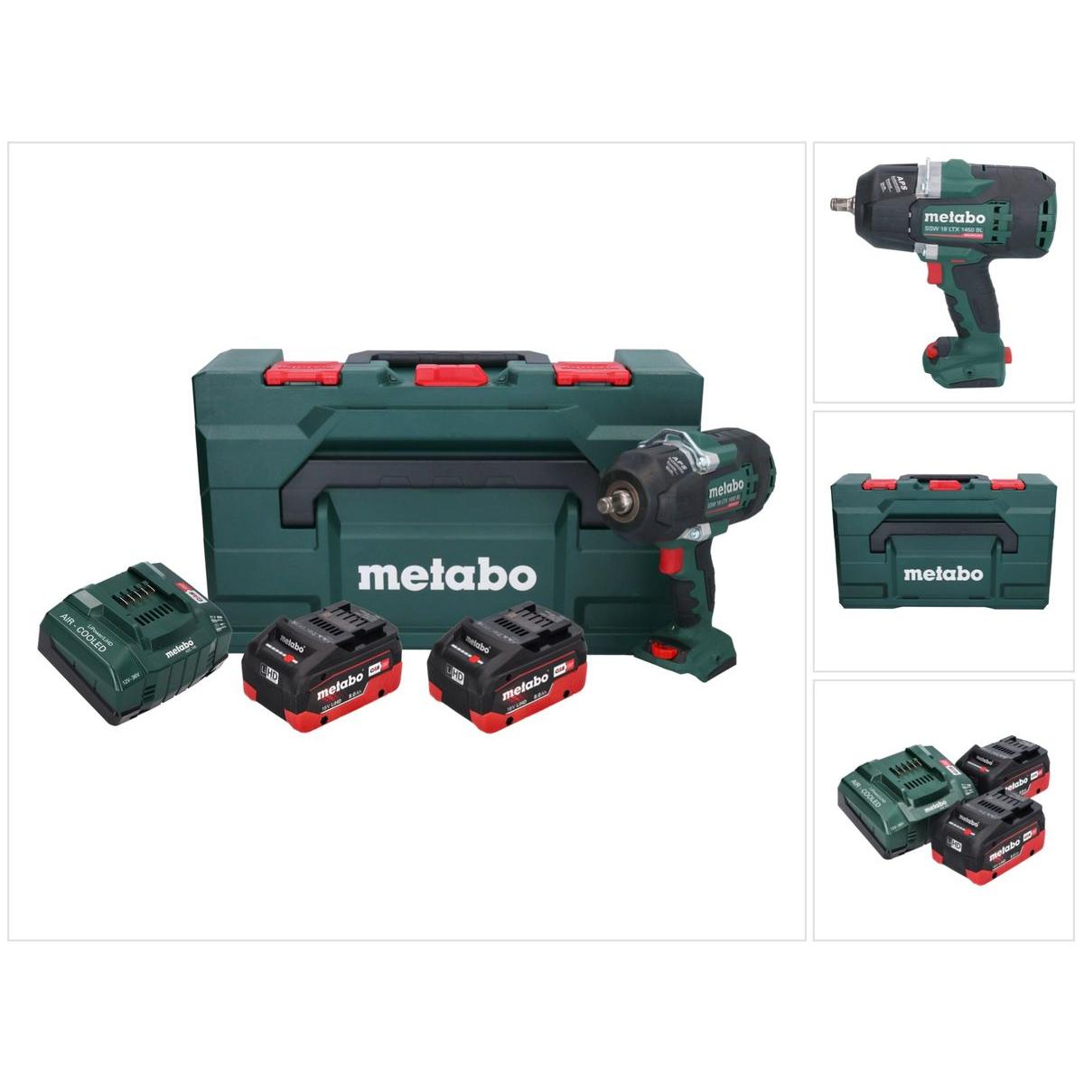 Metabo, Bohrmaschine + Akkuschrauber, SSW 18 LTX 1450 BL*Akku-Schlagschra TV00 (Akkubetrieb)
