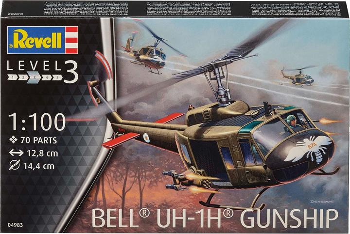 Actual product image Revell Bell UH-1H Gunship