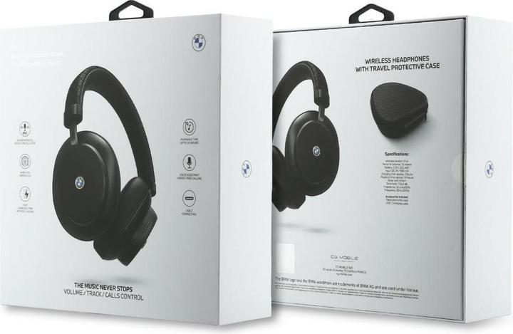 Actual product image BMW headphones Metal Logo MK Bluetooth ENC black (70 h, Wireless)