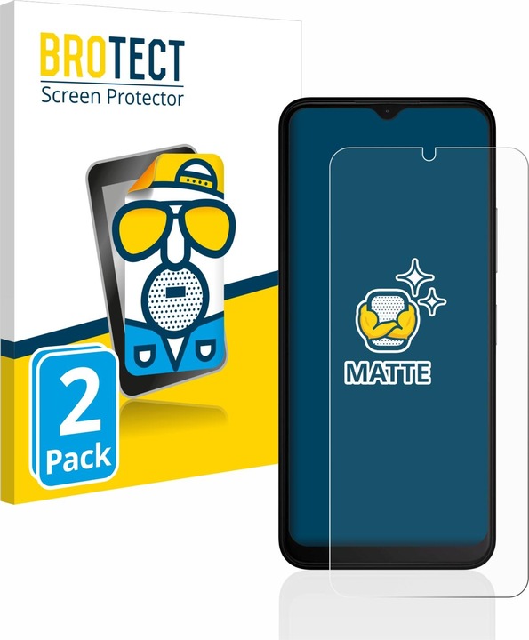 Actual product image BROTECT Anti-glare screen protector matt (2 Piece, Nokia C22)