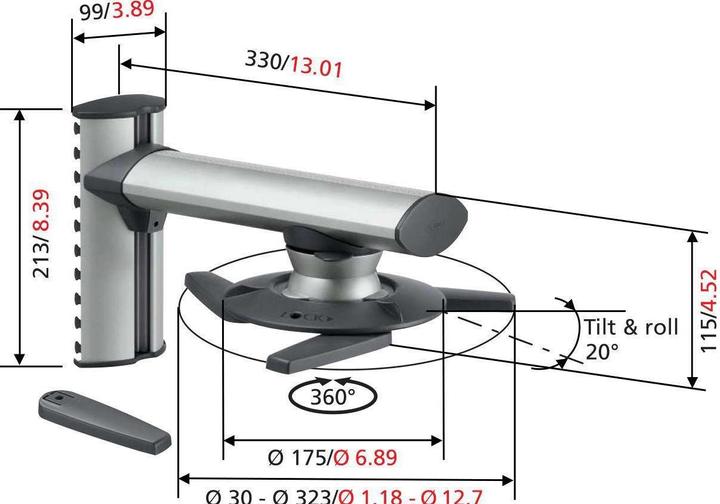 Produktbild Vogels Epw 6565 (Wand)