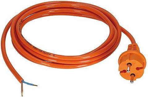 Produktbild EGB Anschlussleitung PUR H05BQ-F 2x1mm² orange 3m (3 m)