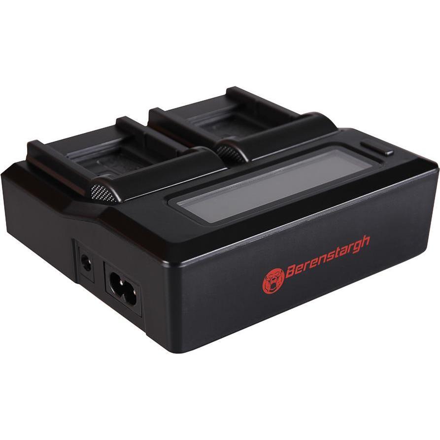 Berenstargh Dual LCD USB Ladegerät f. Casio Nikon EN-EL11 TR350 TR-350 Nikon EN-EL11 Nikon EN-EL11 (Caricabatterie senza batteria), Caricabatterie