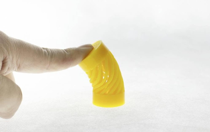Actual product image Polymaker PolyFlex TPU95 V2 - Yellow - 1.75mm (TPU, 1.75 mm, 750 g, Yellow)