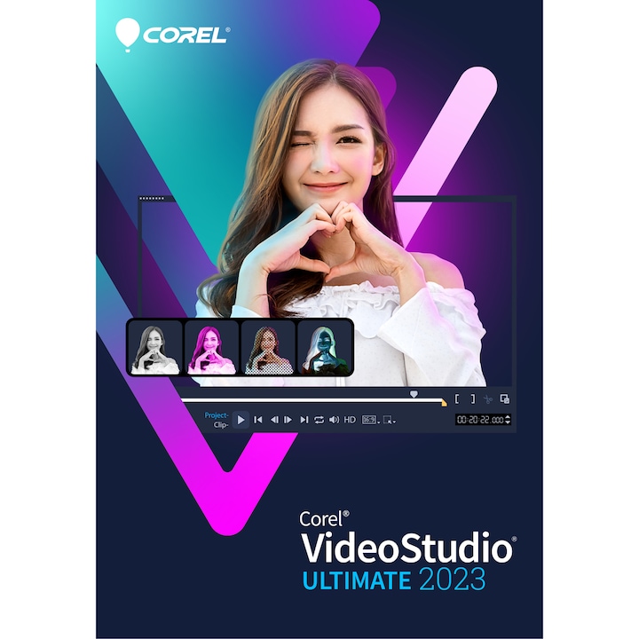 Immagine prodotto Corel VideoStudio Ultimate 2023 Scaricare (1 Utente, 1 Dispositivi/Utenti, Senza limiti)