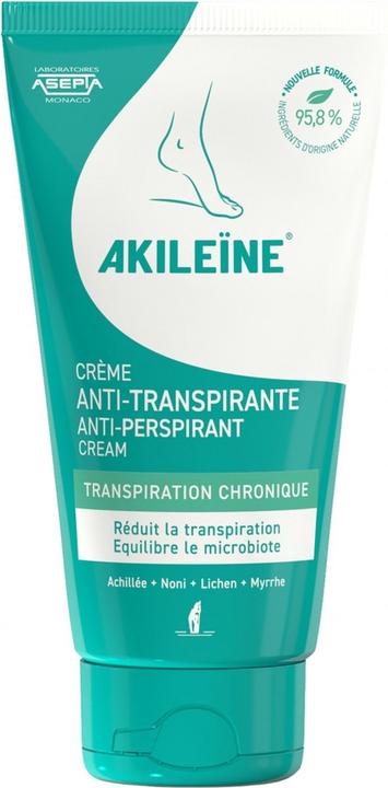 Image du produit Akileïne AKILEINE Vert Crème Anti-Transpirante Tb 75 ml (Déodorants & poudre pour les pieds, 75 ml)
