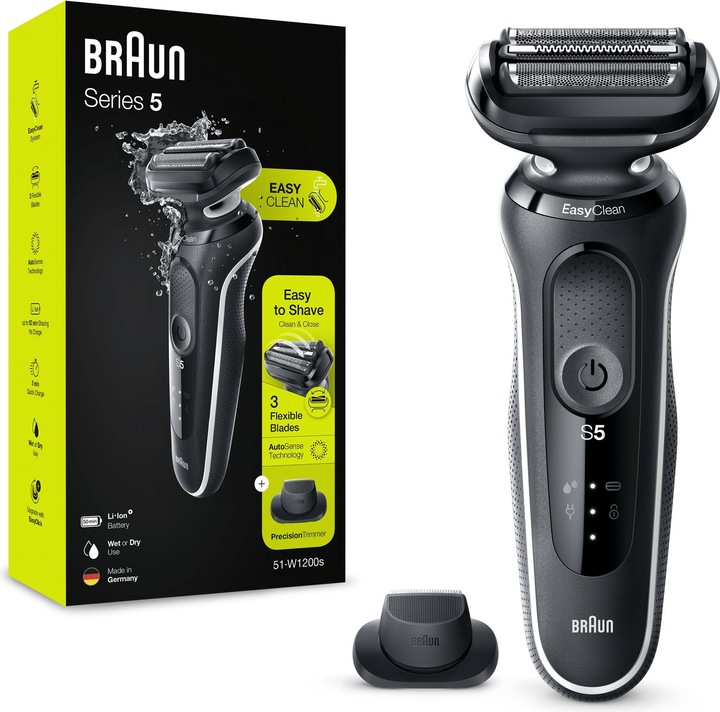 Actual product image Braun Shaver 51-W1200s White