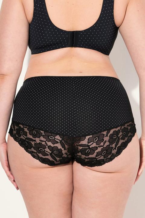 Produktbild Ulla Popken Hipster, 3er-Pack, Spitzen-Einsatz (60, 3er Pack)