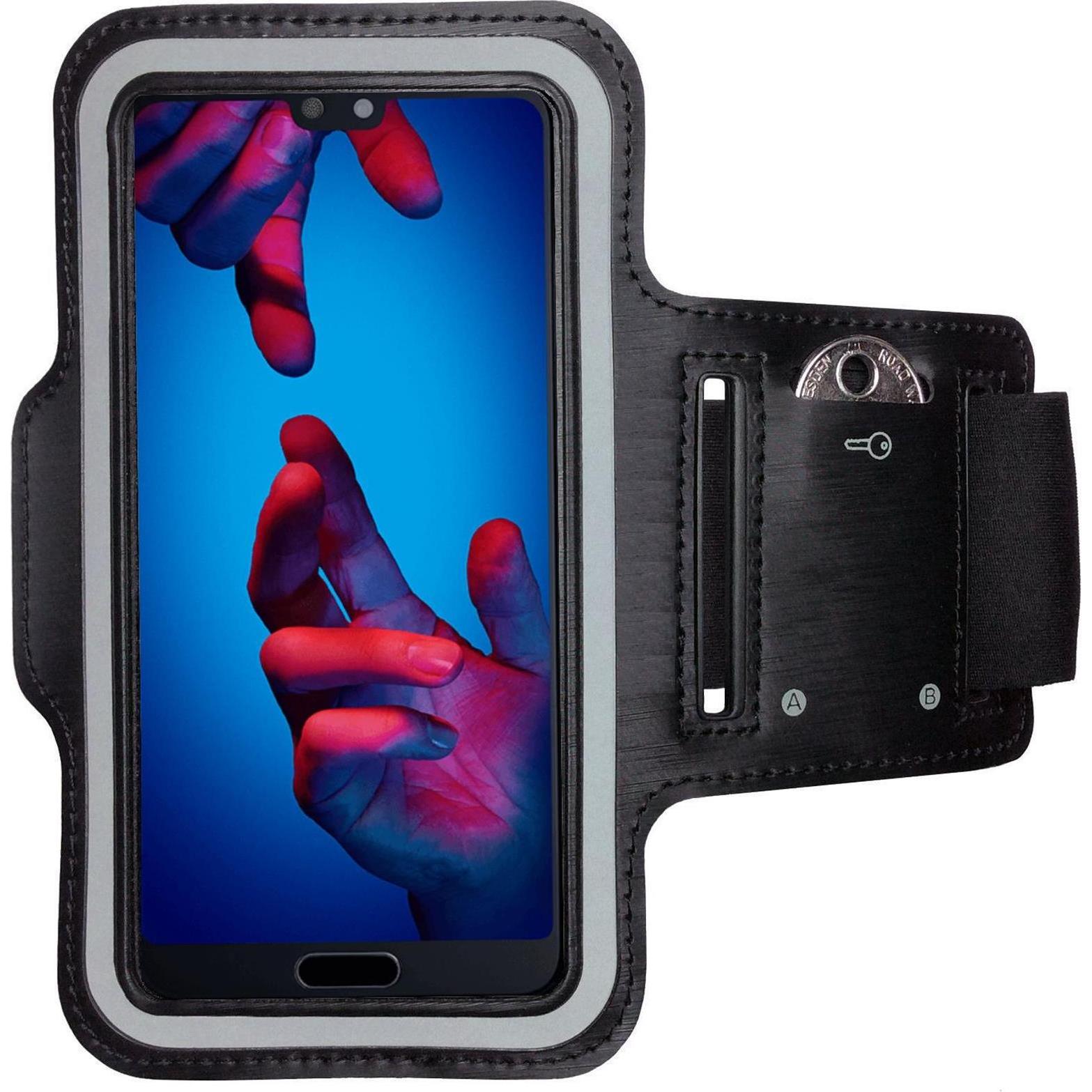 CoverKingz Sportarmband für Huawei P20, Smartphone Sportarmband, Schwarz