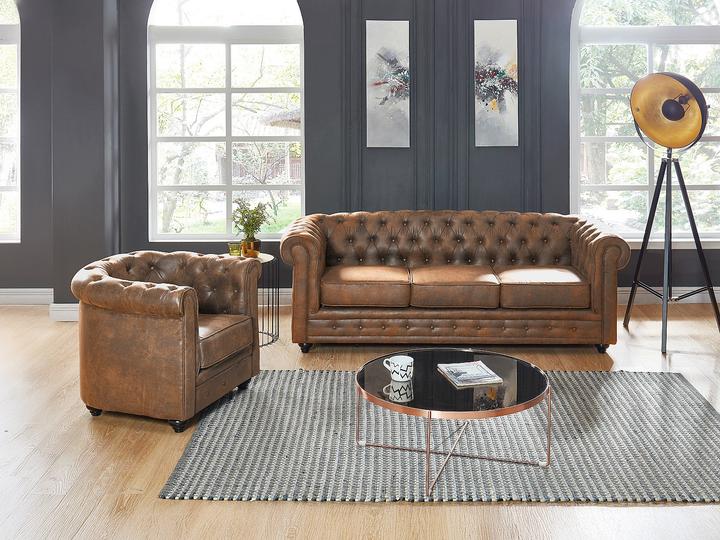 Image du produit Vente-unique Chesterfield (3 places)