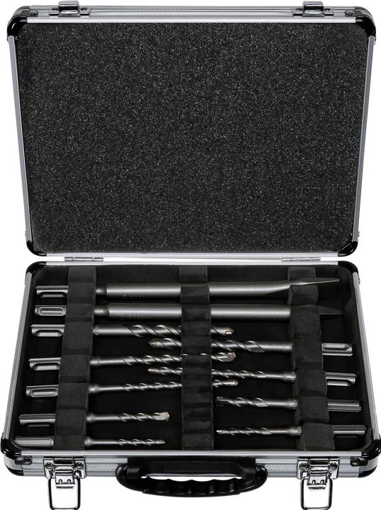 Immagine prodotto Bosch Professional Zubehör Set di trapani e scalpelli SDS-Plus 11 pezzi in valigetta (5 mm, 6 mm, 7 mm, 8 mm, 10 mm, 12 mm)
